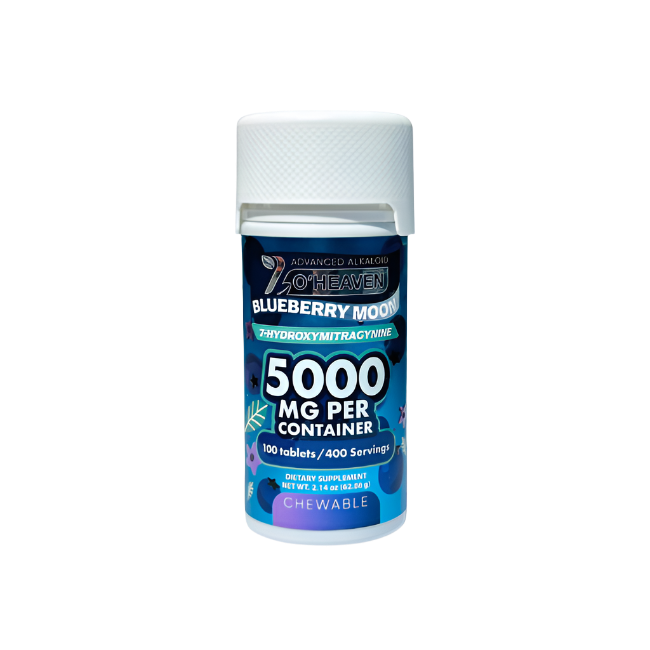 7 O'Heaven Blueberry Moon Tablets - 100ct