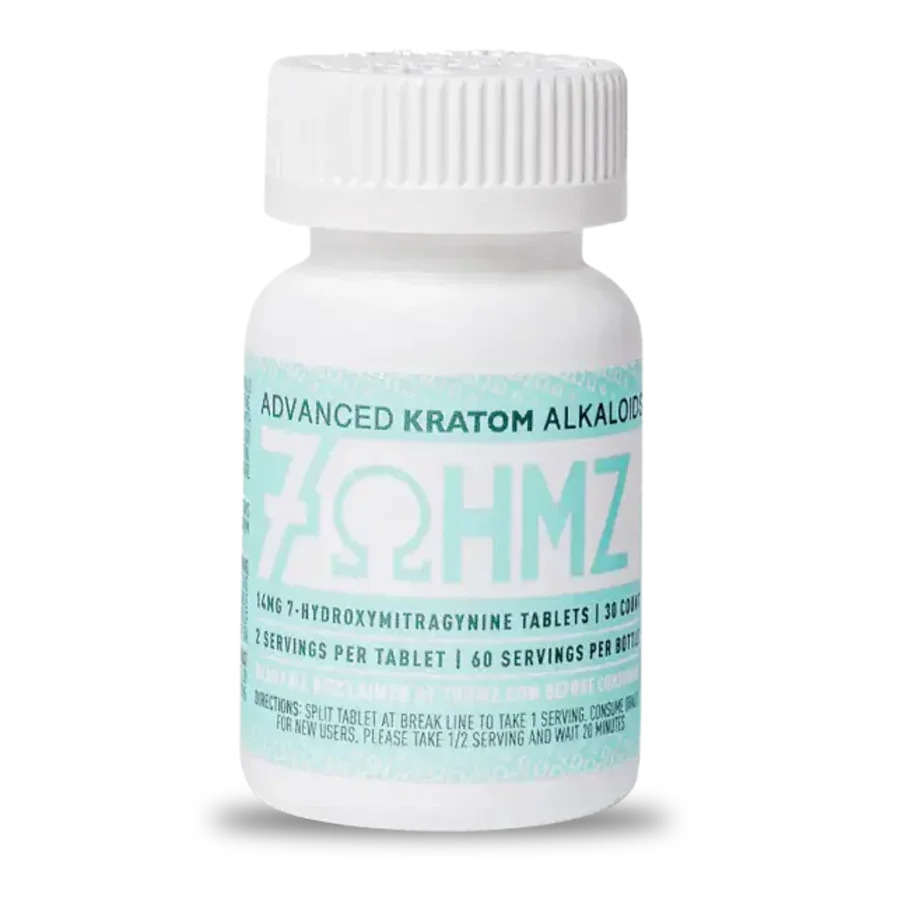 7OHMZ 30ct Kratom Tablets - 14mg Each