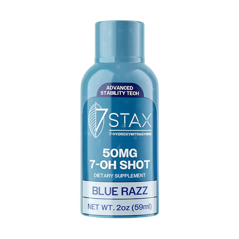 7Stax 7 Hydroxymitragynine Blue Razz Shot