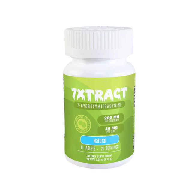 7XTRACT Natural 200mg Tablets - 10 Count
