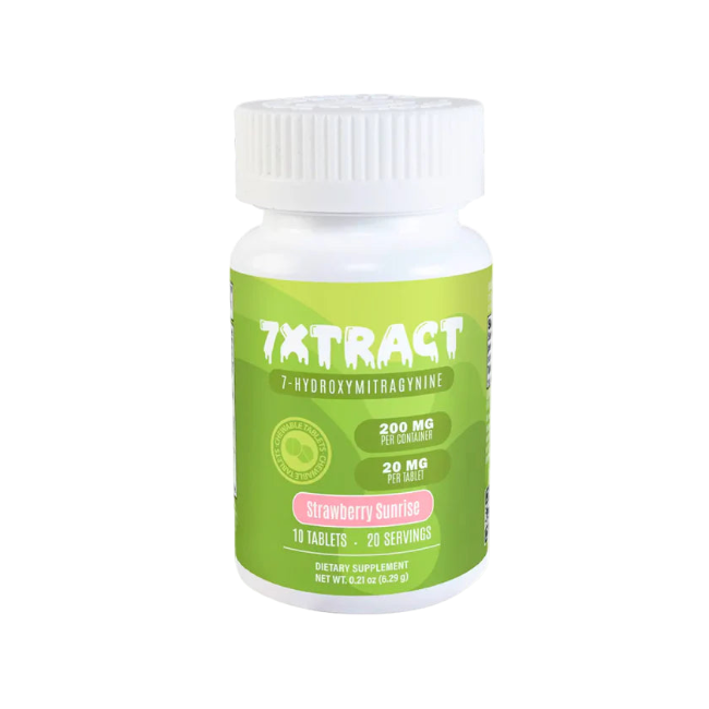 7XTRACT Strawberry Sunrise Tablets - 200mg