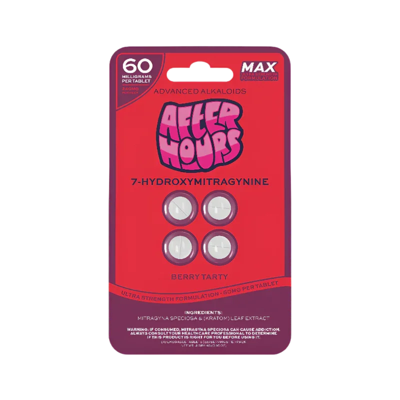 After Hours Chewable 7OH Tabs Berry Tarty