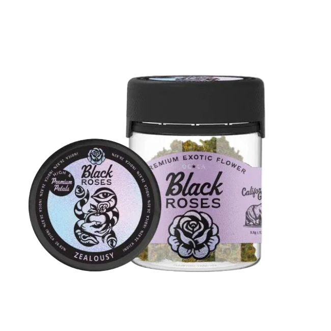 Black Roses THC-A Indica Flower 3.5g Jar