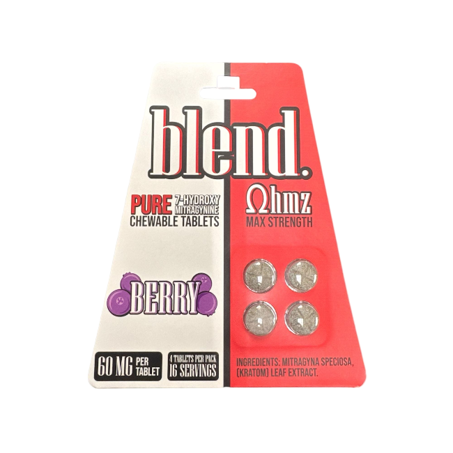 Blend OHMZ Max Strength Berry Chewable Tablets
