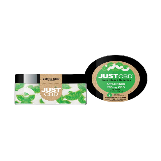 CBD Apple Rings Gummies - Just CBD