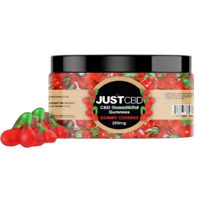CBD Gummies 250mg - Sweet Cherry Flavor