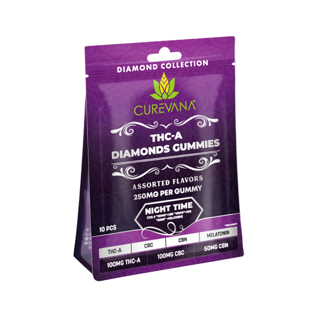 Curevana THC-A Diamond Gummies - Night Time