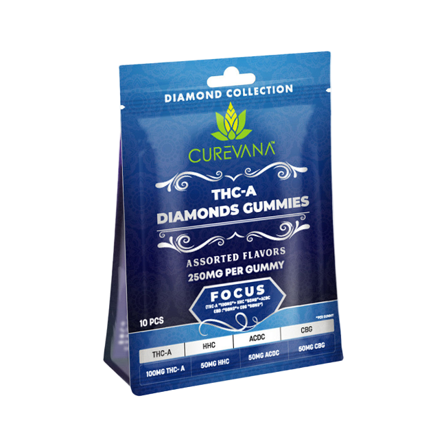 Curevana THC-A Diamond Gummies for Focus