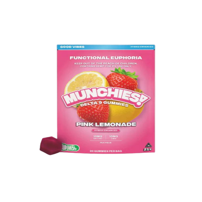 Delta 9 Boosted Gummies - Pink Lemonade