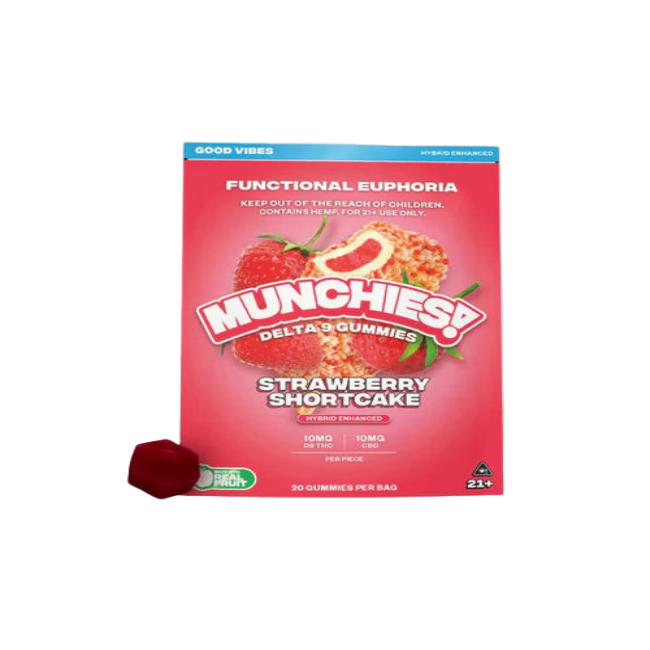 Delta Munchies Euphoria Gummies - Strawberry Shortcake