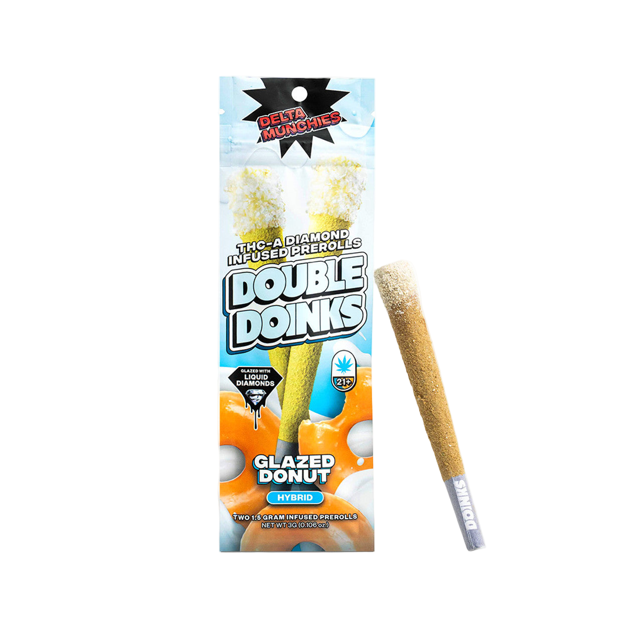 Delta Munchies Glazed Donut Hybrid Pre-Roll