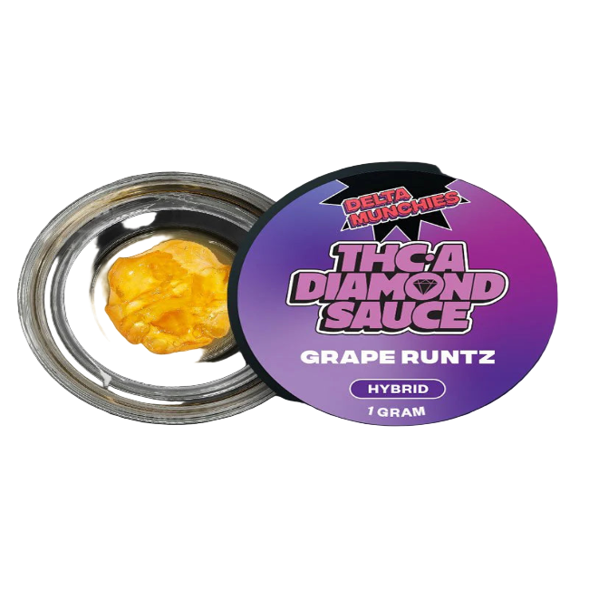 Delta Munchies Grape Runtz THC-A Sauce
