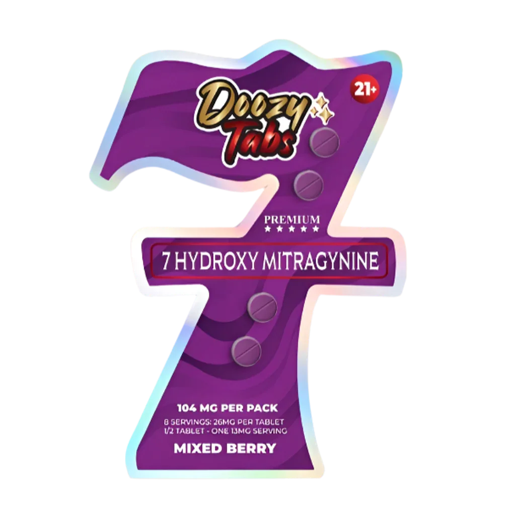 Doozy Tabs Mixed Berry Chewable Kratom Tablets