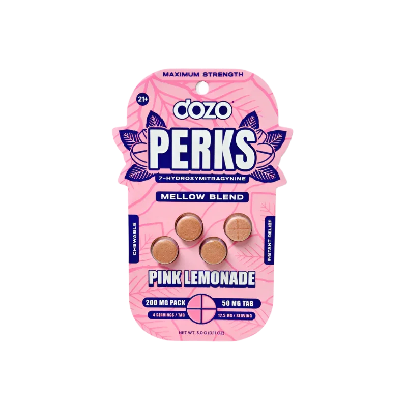 Dozo Perks Mellow Blend Pink Lemonade Tablets