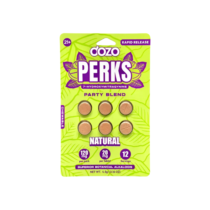 Dozo Perks 7OH Chewable Tabs - 20mg