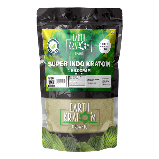 Earth Kratom Powder - Indo Super Green