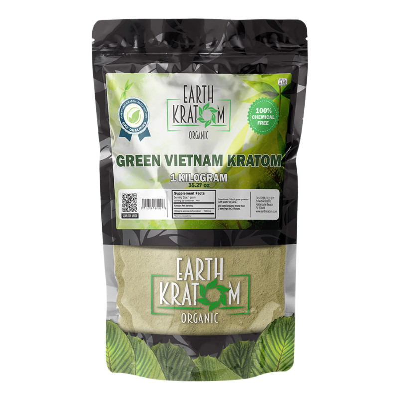 Earth Kratom Powder - Vietnam Green Vein