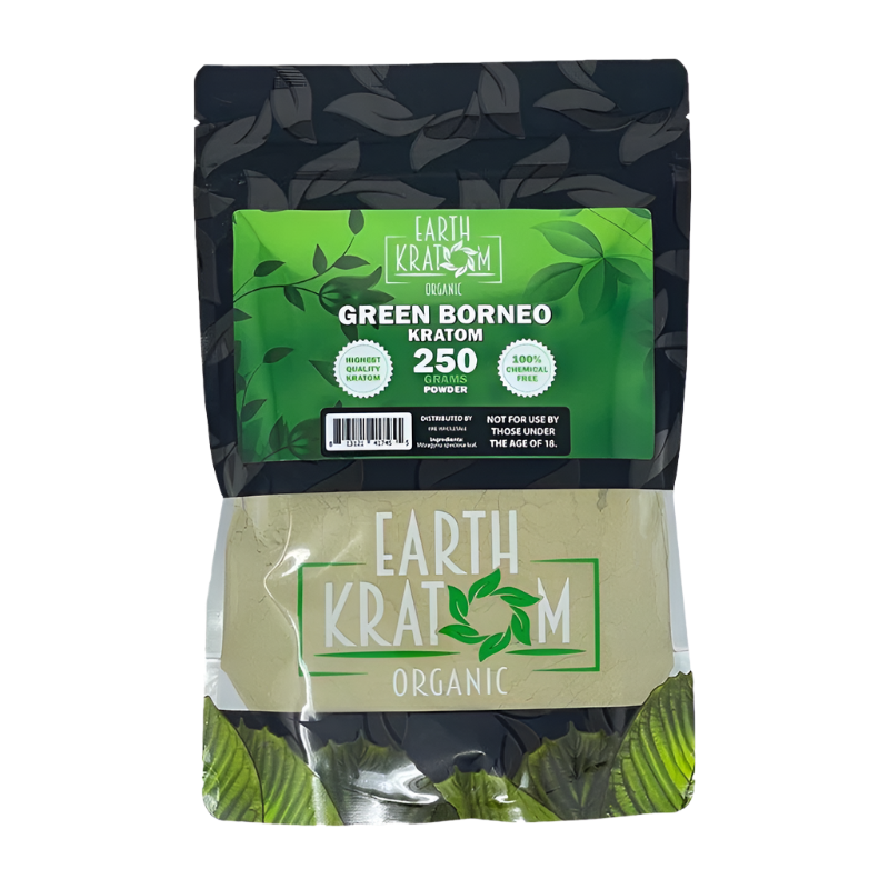 Earth Kratom Powder 250g - Borneo Green