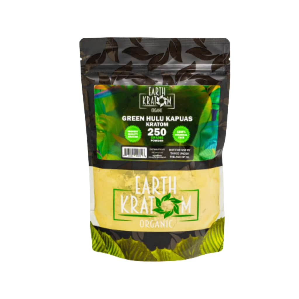 Earth Kratom Powder 250G - Hulu Green Vein
