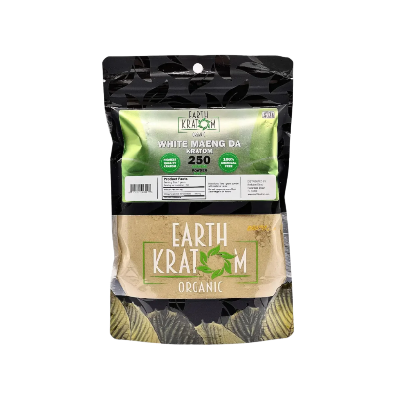 Earth Kratom Powder 250g - Maeng Da White