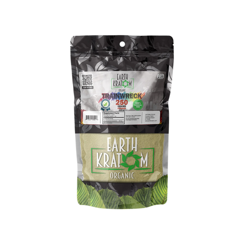 Earth Kratom Powder 250g - Trainwreck Blend