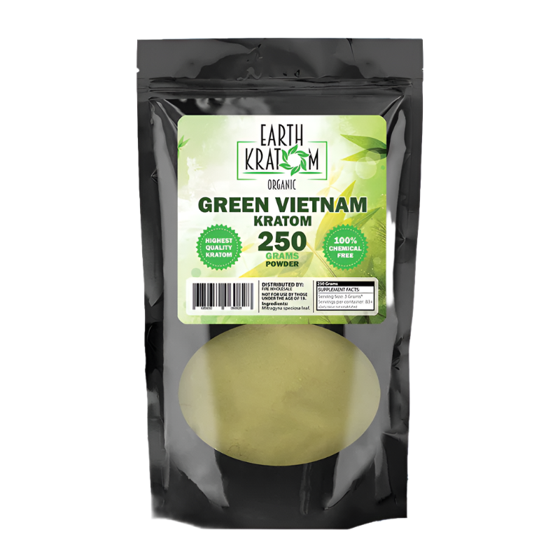 Premium Vietnam Green Vein Kratom Powder 250G