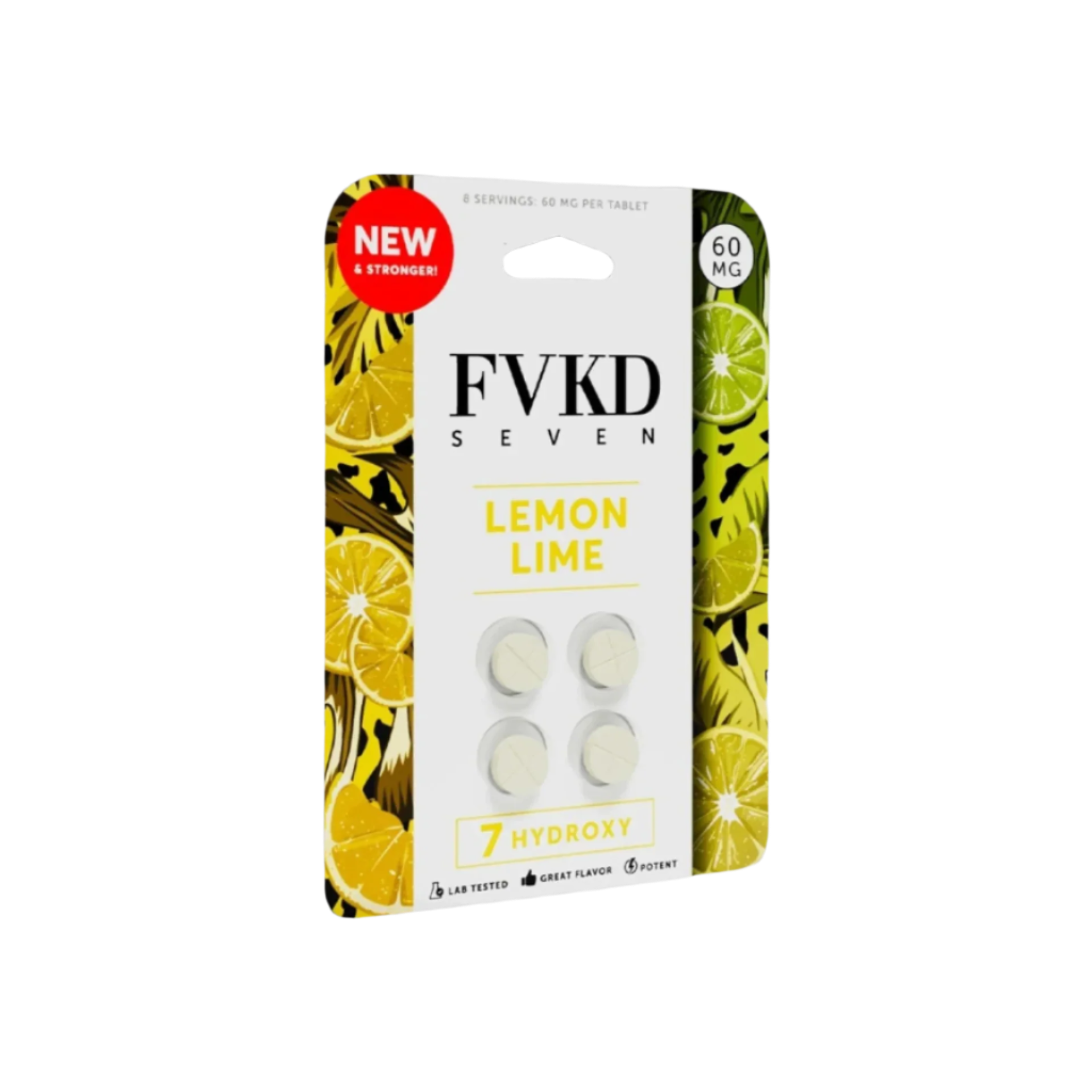 FVKD Seven 7OH Lemon Lime Chewable Tablets