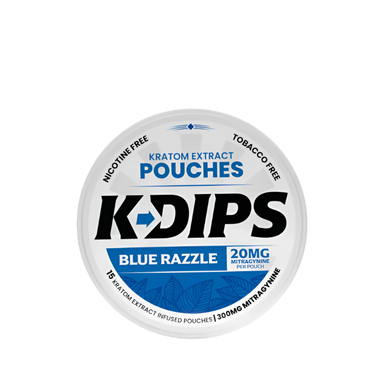 Happy Hippo K-Dips Blue Razzle Pouches