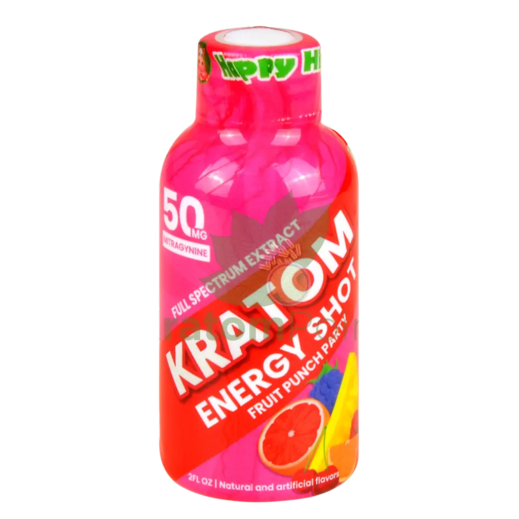 Happy Hippo Kratom Energy Shot - Fruit Punch