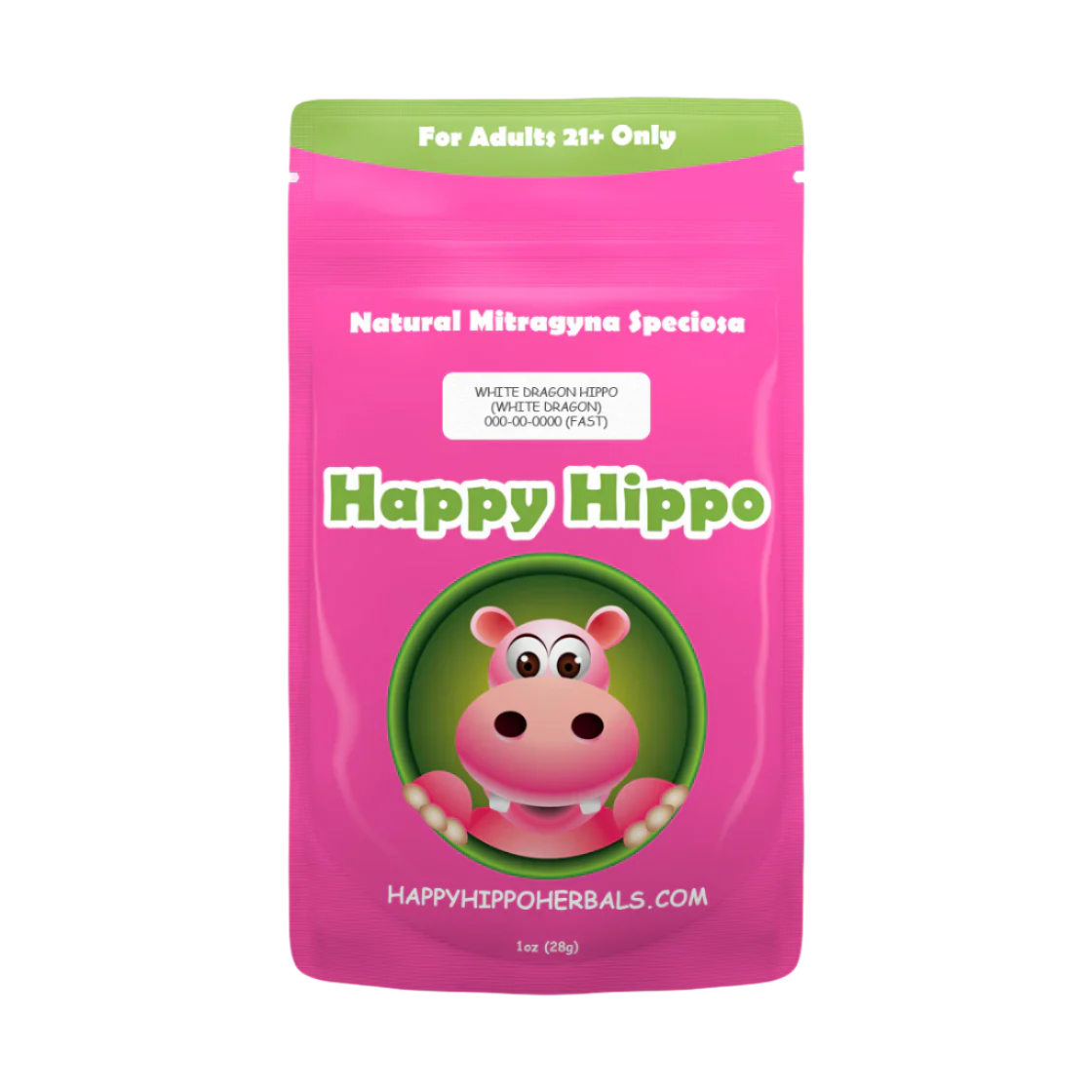 HAPPY HIPPO KRATOM POWDER 500G