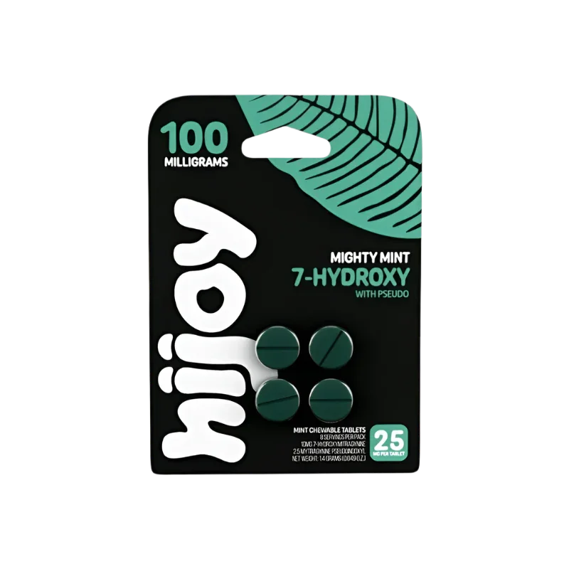 HIJOY Mighty Mint Kratom Chewable Tablets