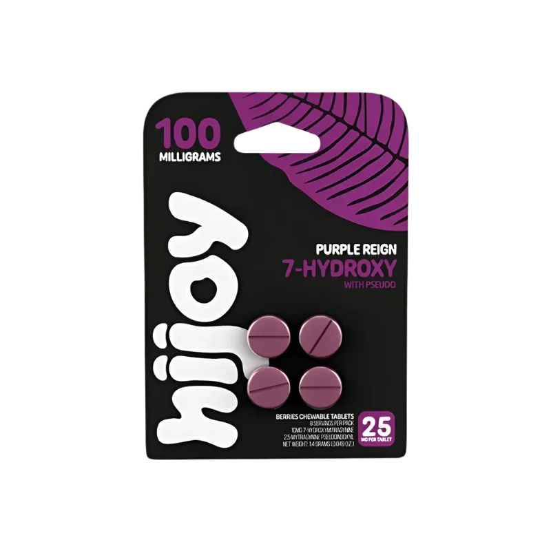 HIJOY Purple Reign Kratom Tablets 25mg