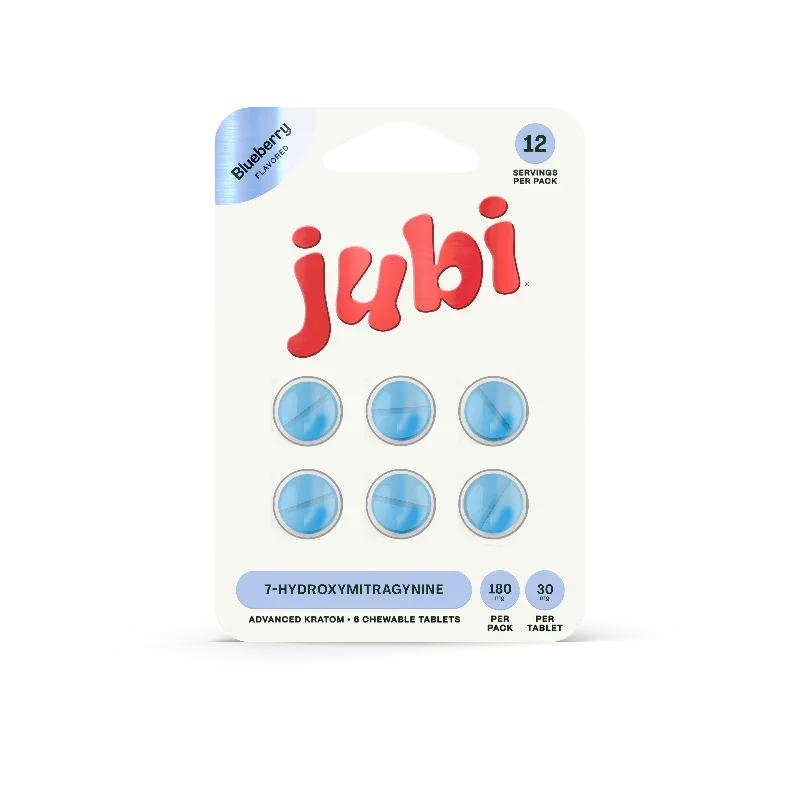 Jubi 7OH Chewable Tabs Blueberry 30mg