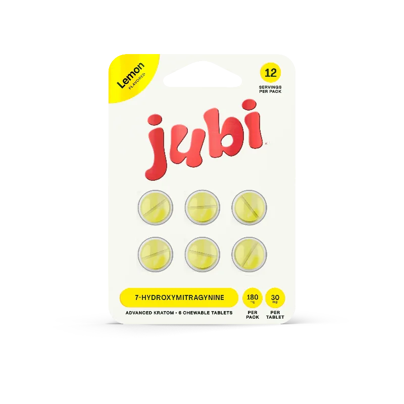 Jubi 7OH Chewable Tablets - 30mg Lemon