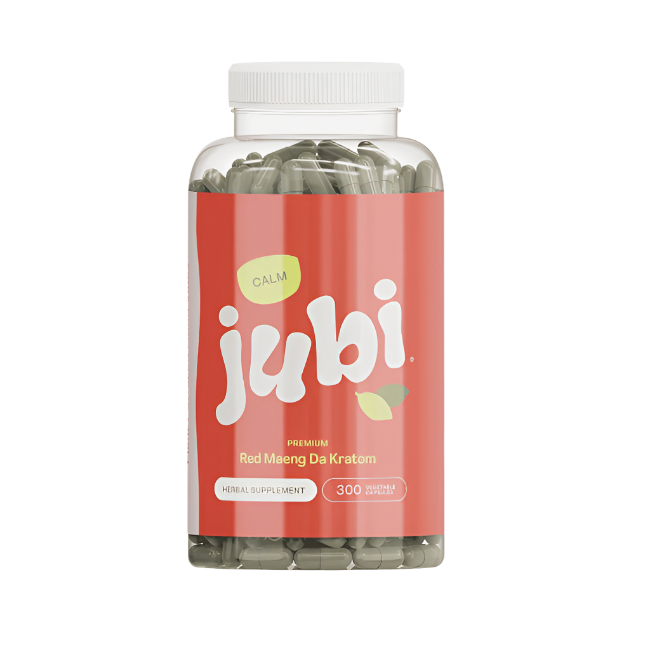Jubi Calm Red Maeng Da Kratom 300ct