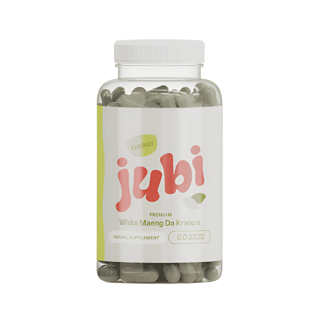 Jubi Energy White Maeng Da Kratom Capsules