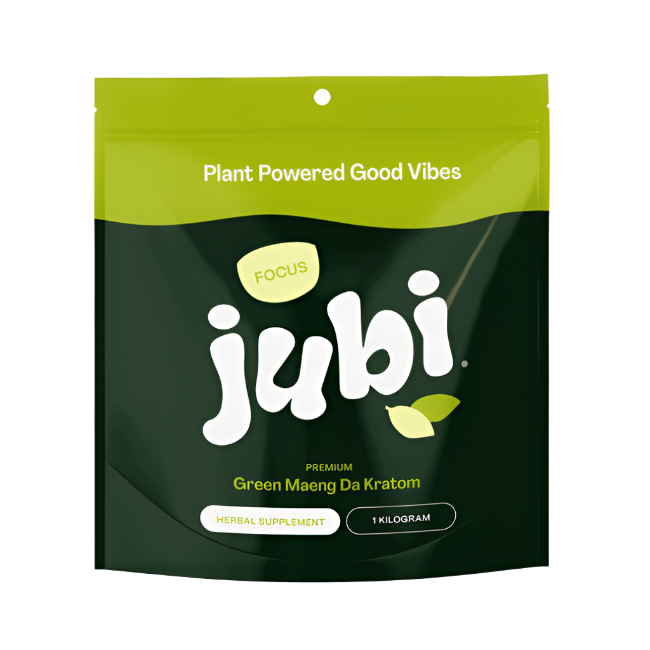 Jubi Focus Green Maeng Da Kratom Powder 1kg