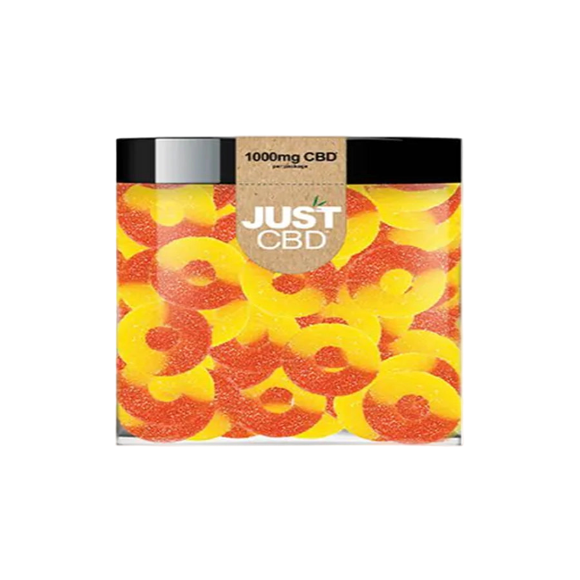 Just CBD Gummies - Peach Rings 1000mg