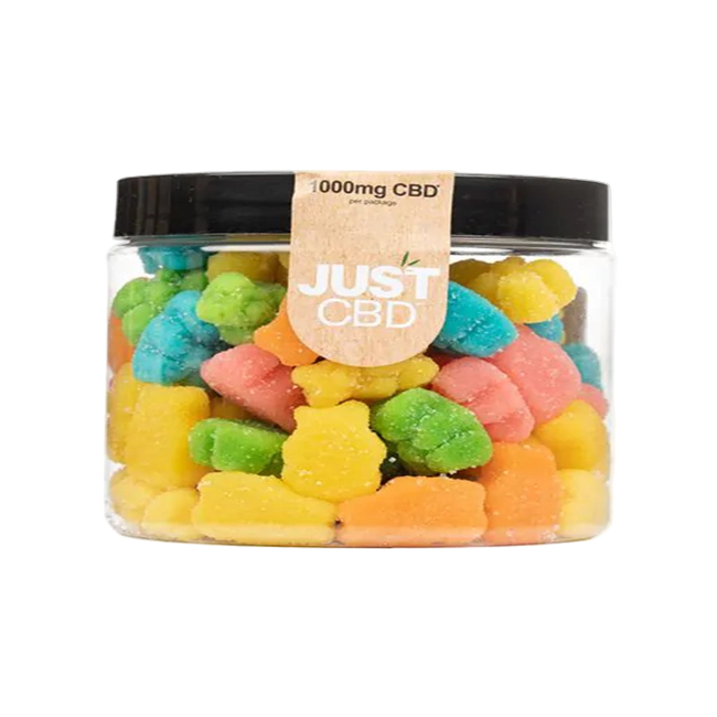 Just CBD Gummies 1000mg - Sour Bears