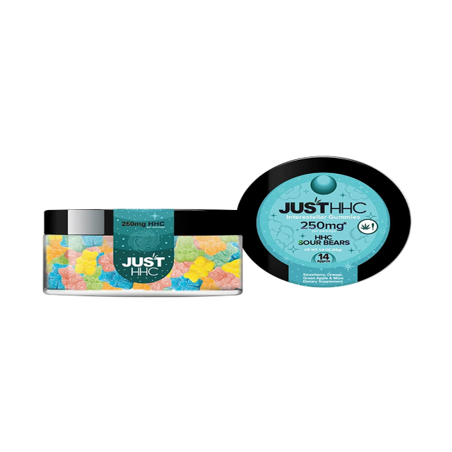 JUST CBD Gummies 250mg - Sour Bears