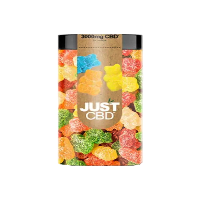 JUST CBD Sour Gummies 3000mg - Wellness Treats