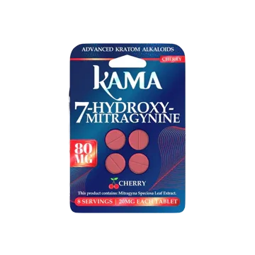 KAMA 4ct 7OH Chewable Tabs Cherry 20mg