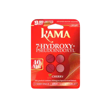KAMA Cherry Kratom Tablets - 4ct Pack