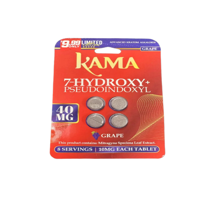 KAMA Grape Kratom Tabs - 10mg Each