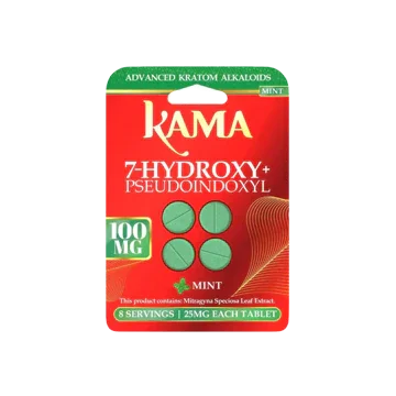KAMA 4ct 25mg Mint Tablets for Therapy