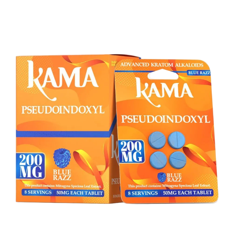 KAMA Pseudoindoxyl Blue Razz Tablets 50mg