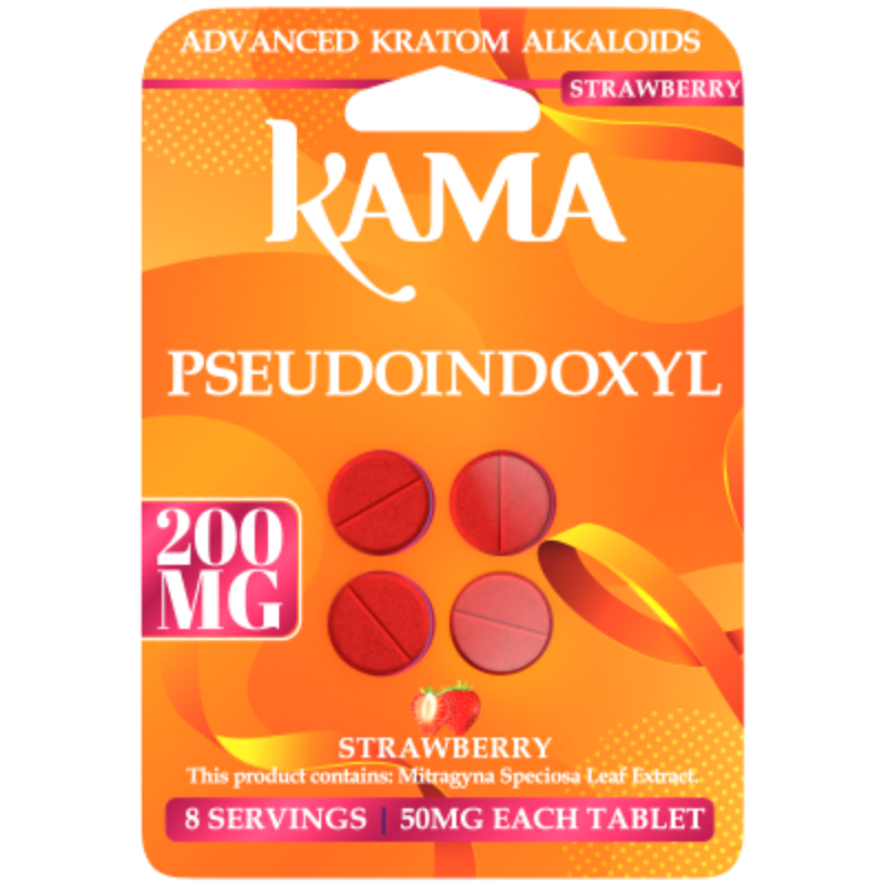 KAMA Strawberry Pseudoindoxyl Tablets 4ct