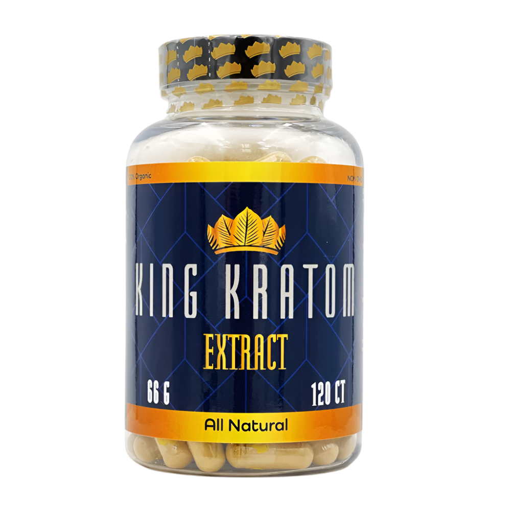 KING KRATOM Premium Extract Capsules 120CT