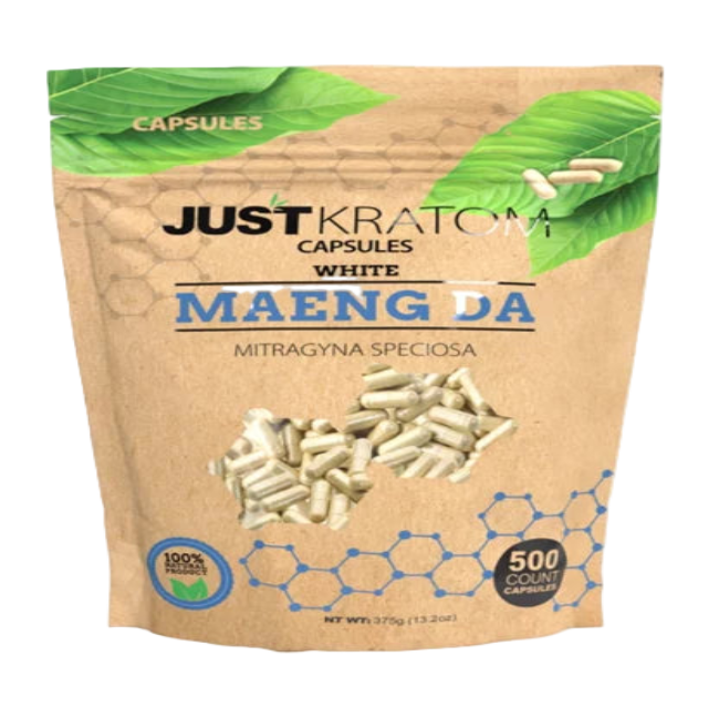 Kratom Capsules 500ct - Maeng Da White