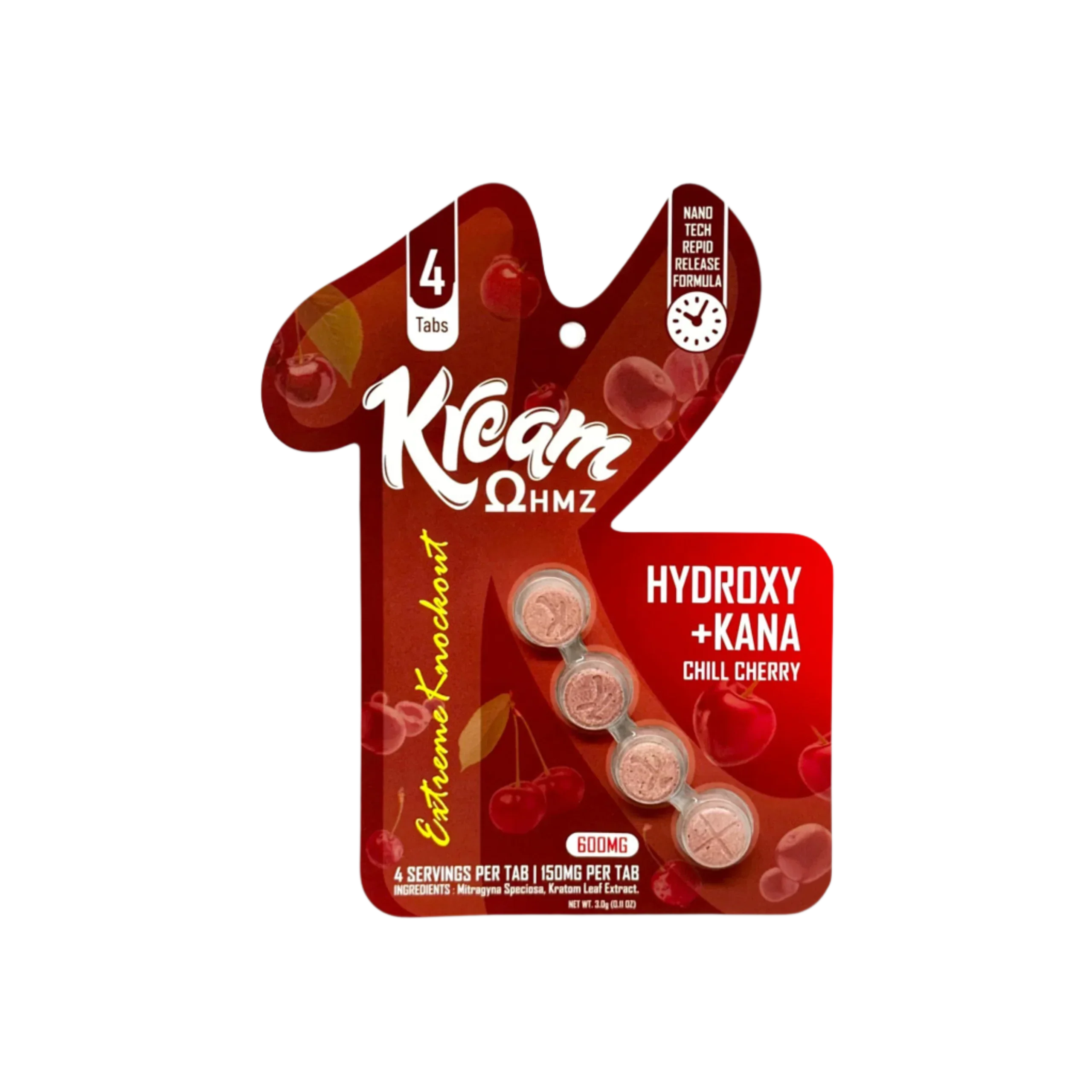 Kream 7OH Extreme Knockout Tablets